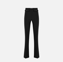 ELISABETTA FRANCHI DOUBLE CREPE TROUSERS