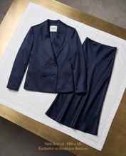 MILVA MI SATIN BLAZER/SKIRT SUIT