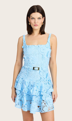 GENERATION LOVE SPRING25 LISETTE 3D LACE DRESS