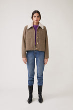 SUNCOO EDEN SHORT CHECK COAT