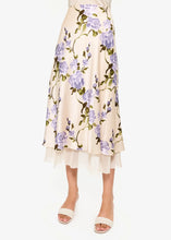 GENOA SKIRT MOONFLOWERWATERCOLOR BY CAMI NYC SPRING 25
