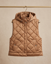 ADROIT ATELIER DANIELA QUILTED LAYERING HOODED VEST