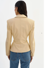 LA MARQUE WILEY | BELTED LEATHER BLAZER
