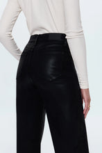 PISTOLA LANA HIGH RISE ULTRA WIDE COATED NOIR JEAN