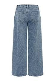 CUALYS JEANS WITH PEARLS FALL 25