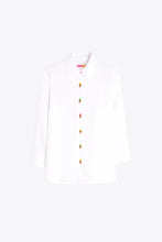 VILAGALLO WHITE SHIRT WITH EMBROIDERED ICE CREAM