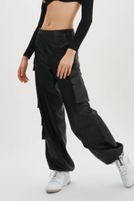 LAMARQUE BOBBI FAUX LEATHER CARGO PANTS