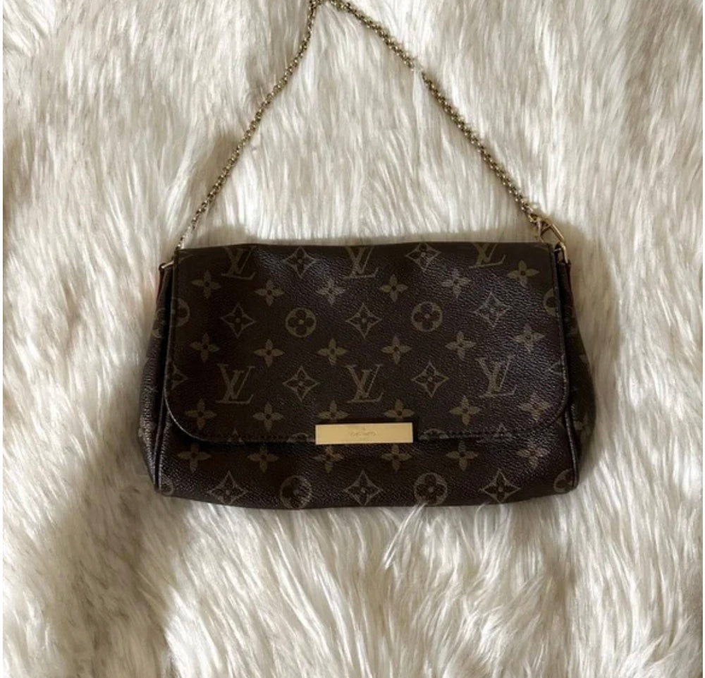 AUTHENTIC DISCONTINUED VINTAGE LOUIS VUITTON FAVORITE MM MONOGRAM SPRING 25