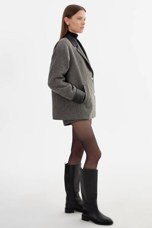 EVIE | HERRINGBONE BLAZER COAT BY LA MARQUE FALL 25