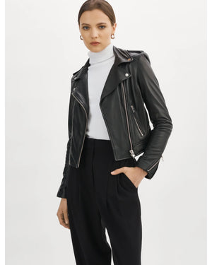 DONNA | ICONIC LEATHER BIKER JACKET