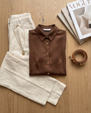 FRACOMINA SHIRT REGULAR FIT WITH POLKA DOTS PATTERN