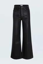 PISTOLA LANA HIGH RISE ULTRA WIDE COATED NOIR JEAN