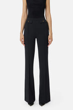 ELISABETTA FRANCHI DOUBLE CREPE TROUSERS