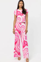 GENERATION LOVE KELELA GEOMETRIC SHEEN JERSEY PANTS