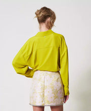 JACQUARD MINI SKIRT WITH HAND EMBROIDERY BY TWIN SET SPRING 25
