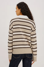 RAILS PAXTON HEATHER OAT STRIPE
