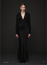 MILVA MI SATIN BLAZER/SKIRT SUIT
