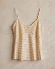FRACOMINA TANK TOP CAMISOLE WITH POLKA DOTS PATTERN