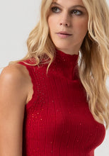 FRACOMINA KNITTED RIBBED TANK TOP