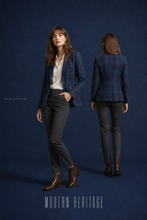 VILAGALLO BLUE/GREEN PLAID BLAZER