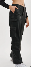 LAMARQUE BOBBI FAUX LEATHER CARGO PANTS