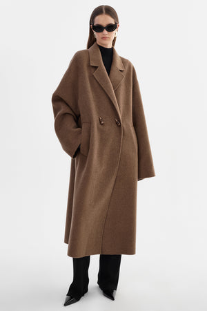 TWILA WOOL SCARF COAT IN WINTER WHITE BY LA MARQUE FALL 25