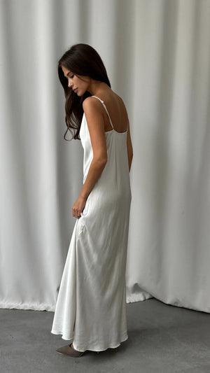 ALEMA SATIN DRESS BY CHARLI FALL 25