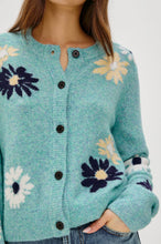 MILLIE CARDIGAN IN HEATHER TEAL BY RAILS FALL 25