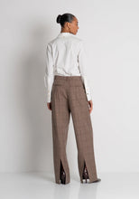 FRACOMINA PANT STRAIGHT LINE MADE IN PRINCE OF WALES FABRIC