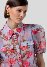 FRACOMINA CROPPED FLORAL SHIRT