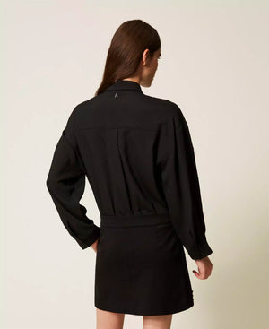 SHORT DRESS WITH HAND EMBROIDERY BY TWIN SET FALL 25