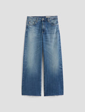 AG JEANS SAIGE WIDE LEG CROPPED MID RISE JEANS