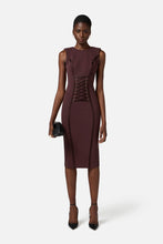 ELISABETTA FRANCHI CROSSOVER LACES DRESS