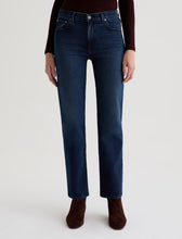 AG JEANS BRINLEY MID RISE STRAIGHT JEANS