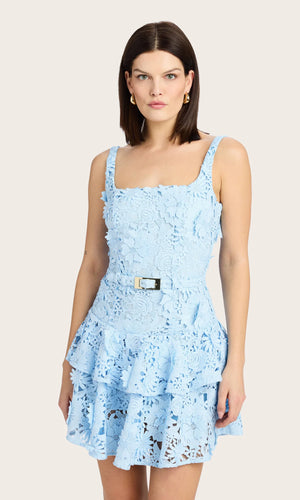 GENERATION LOVE SPRING25 LISETTE 3D LACE DRESS