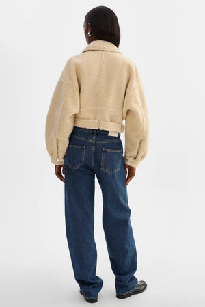 BRINA | SHERPA BIKER JACKET BY LA MARQUE FALL 25