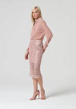 FRACOMINA LACE TANK TOP AND SKIRT