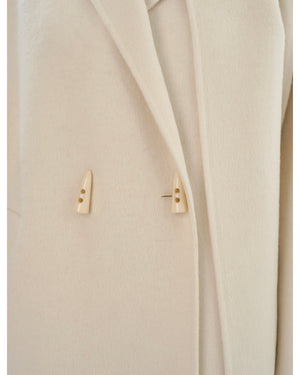 TWILA WOOL SCARF COAT IN WINTER WHITE BY LA MARQUE FALL 25