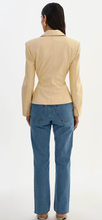 LAMARQUE WILEY LEATHER BELTED BLAZER