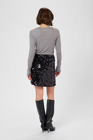 CUSEMA SEQUINNED SKIRT FALL 25