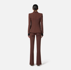 WOMENS SUIT IN CREPE FABRIC BY ELISABETTA FRANCHI FALL 25