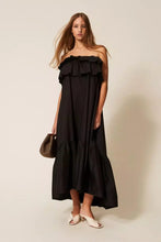 TWIN SET OFF SHOULDER POPLIN DRESS