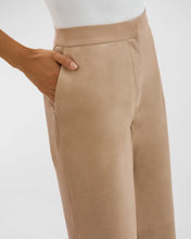 LAMARQUE YAREN WIDE LEG CROP LEATHER PANT