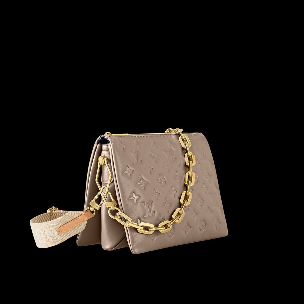 VINTAGE PRE-LOVED COUSSIN PM BY LOUIS VUITTON IN TAUPE SPRING 25