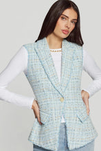 GENERATION LOVE RIALTO TWEED SLEEVELESS BLAZER