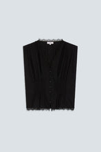 SUNCOO LAST SLEEVELESS LACE BLOUSE