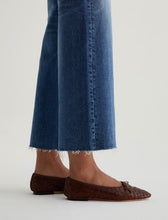 AG JEANS SAIGE WIDE LEG CROPPED MID RISE JEANS