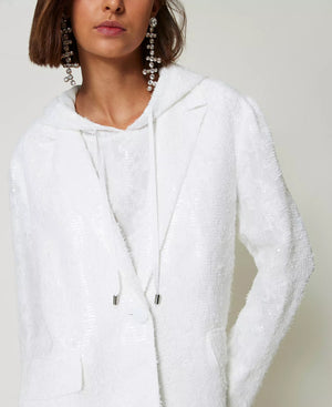 FULL SEQUIN BLAZER BY TWIN SET FALL 24 HOLIDAY