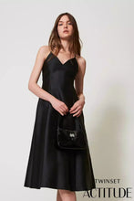 TWIN SET MIDI TECHNICAL TWILL DRESS
