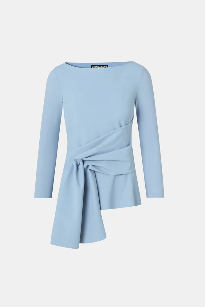 YAZMINA TOP IN IVORY BY CHIARA BONI HOLIDAY 25